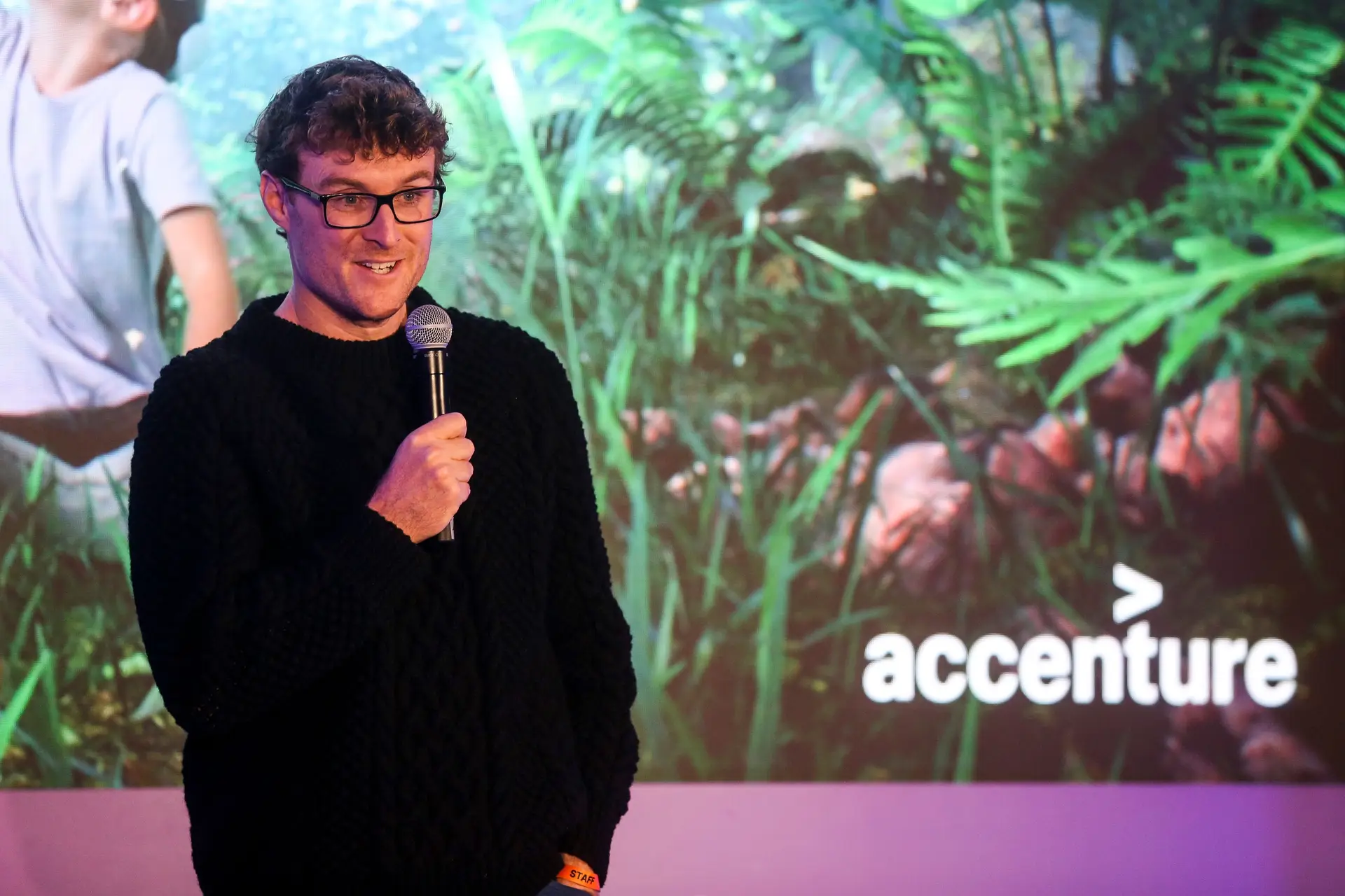 Paddy Cosgrave marcou presença no início do evento, num momento em que os convidados puderam fazer perguntas ao co-fundador & presidente executivo da Web Summit