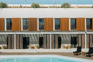 Vista para a piscina e para as Pool Suites