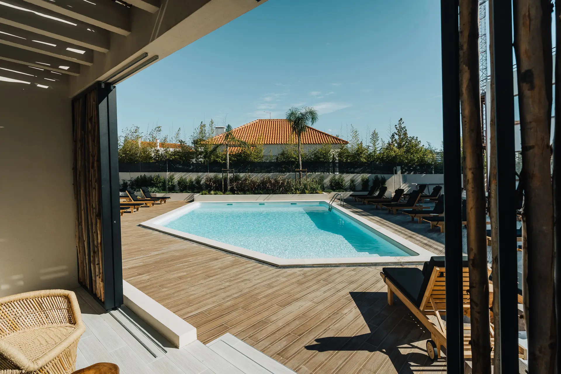 Vista das Pool Suites