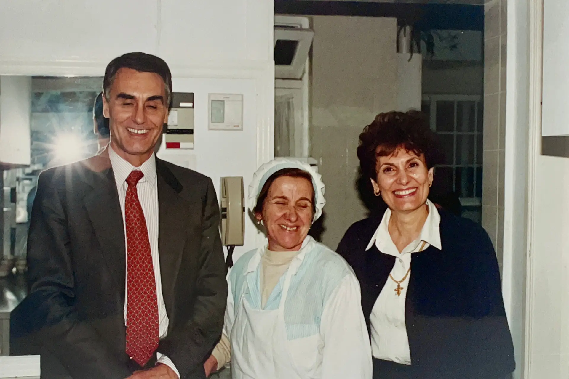 Aníbal e Maria Cavaco Silva com Alice Marto