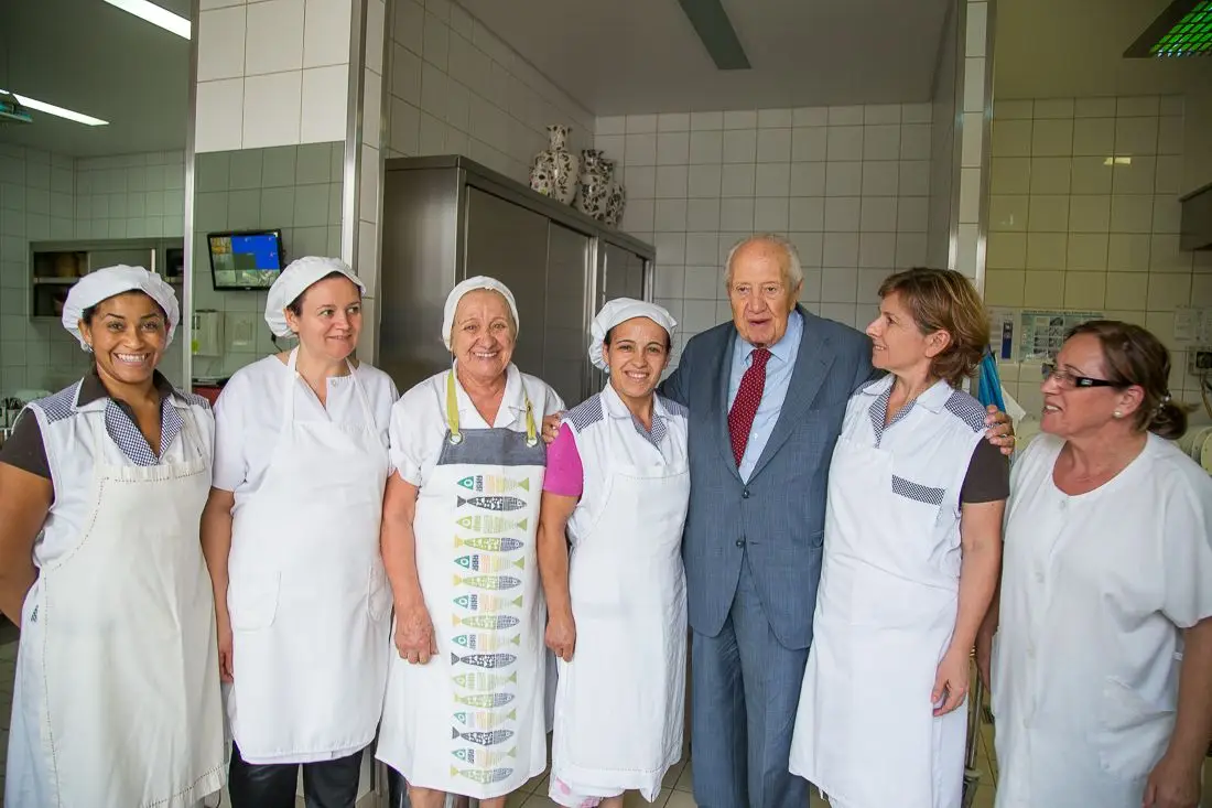 Mário Soares na cozinha do Tia Alice