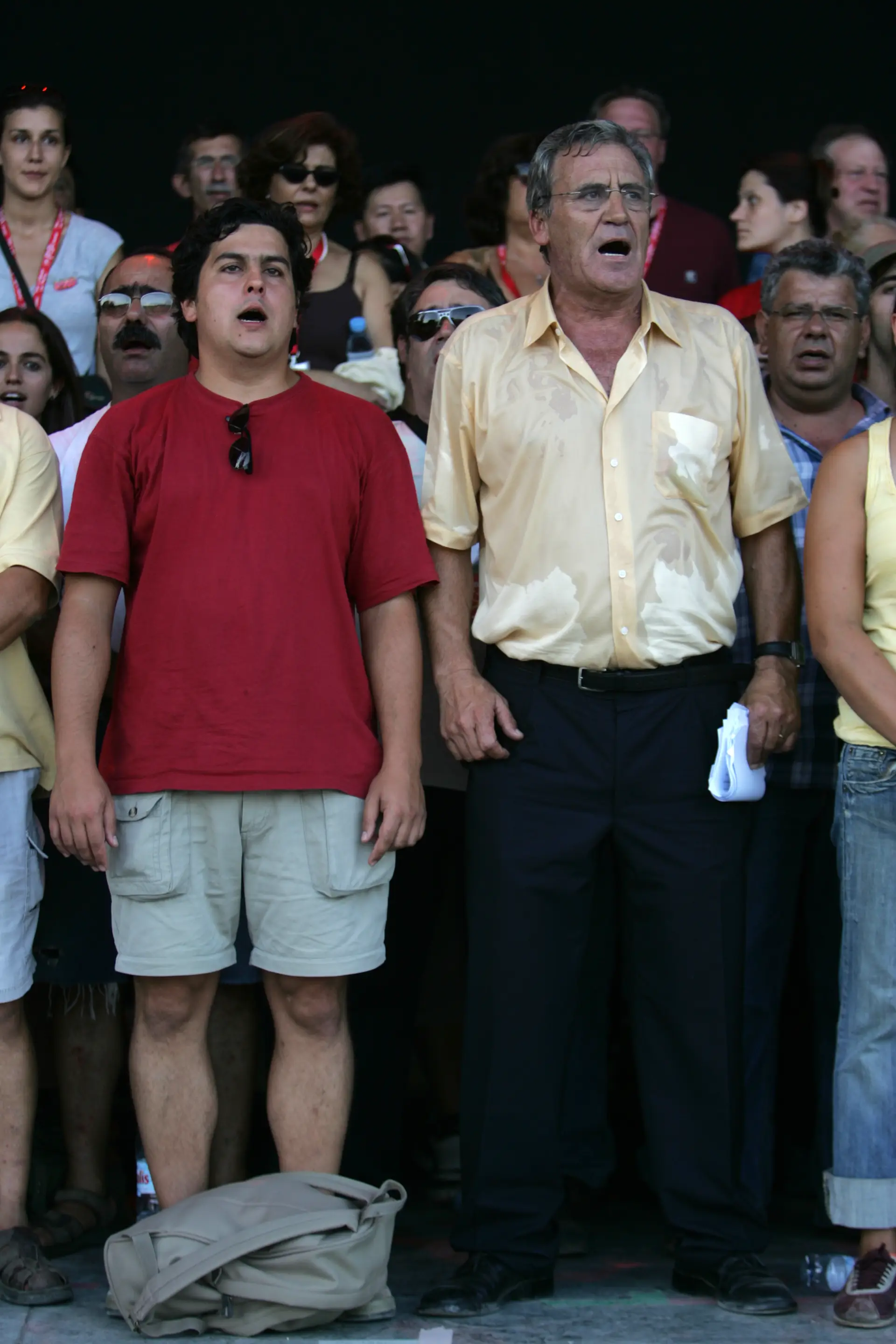 Com Bernardino Soares, na Festa do Avante de 2006