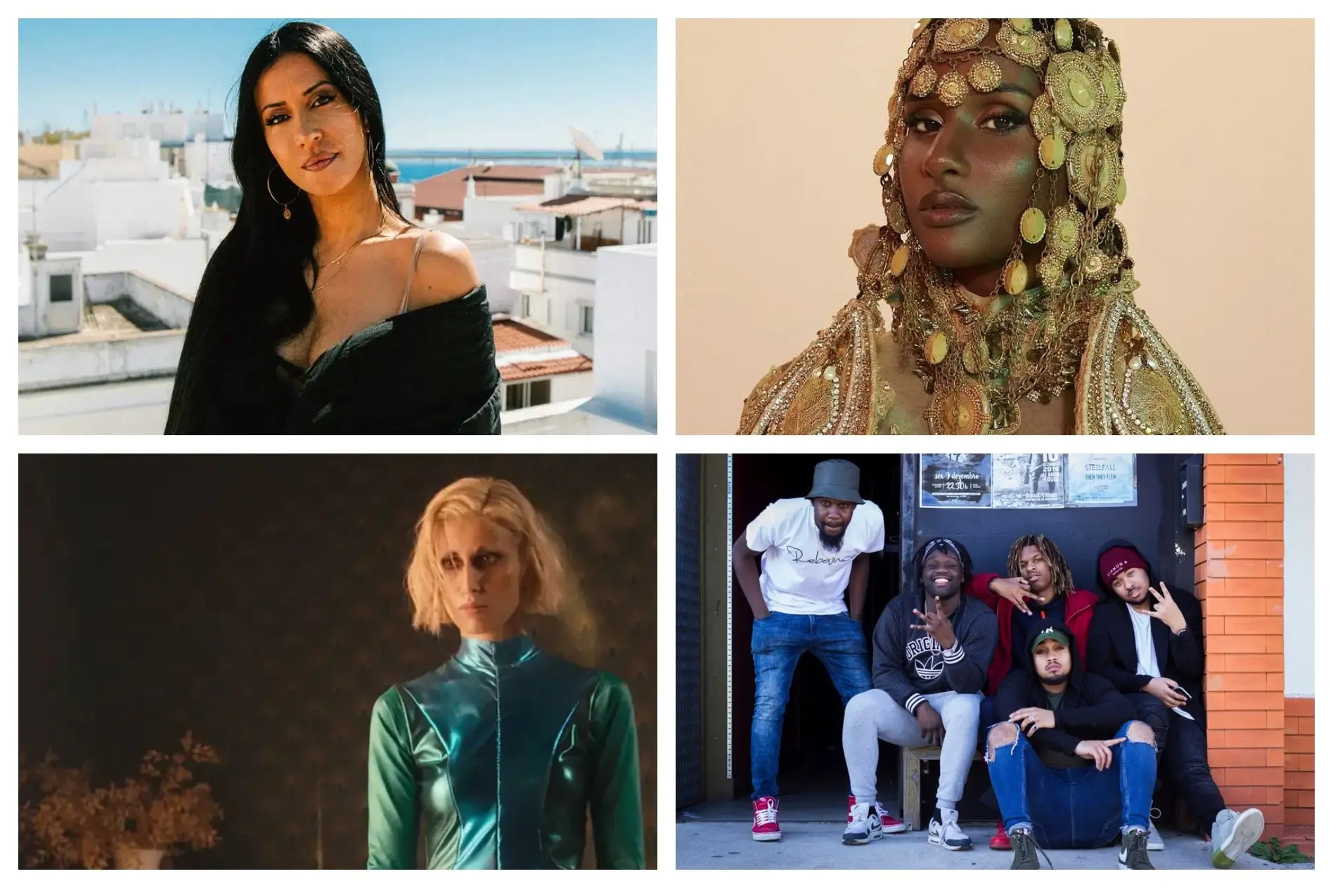 Ana Moura, Kady, Surma e Wet Bed Gang (esqº-dirº)