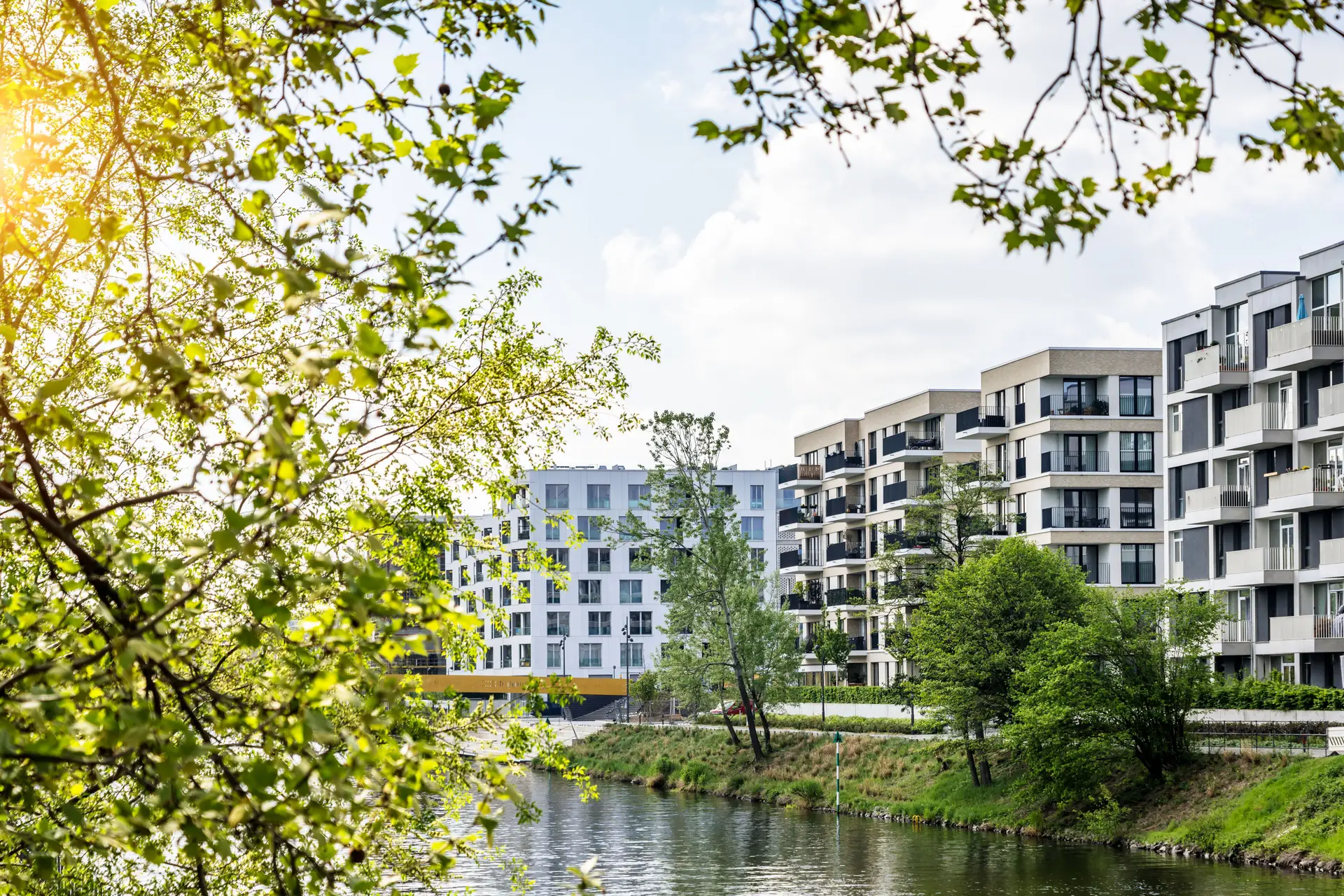 Bairro residencial em Berlim