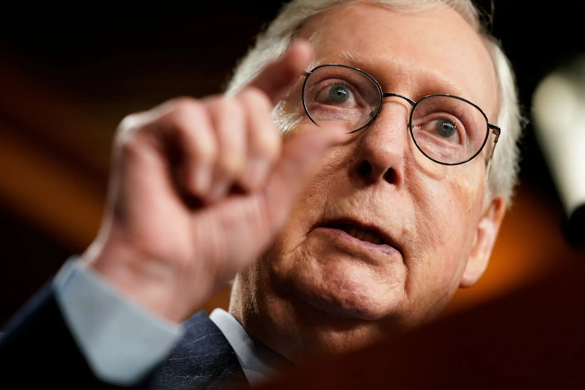 Mitch McConnell, líder da minoria republicana no Senado