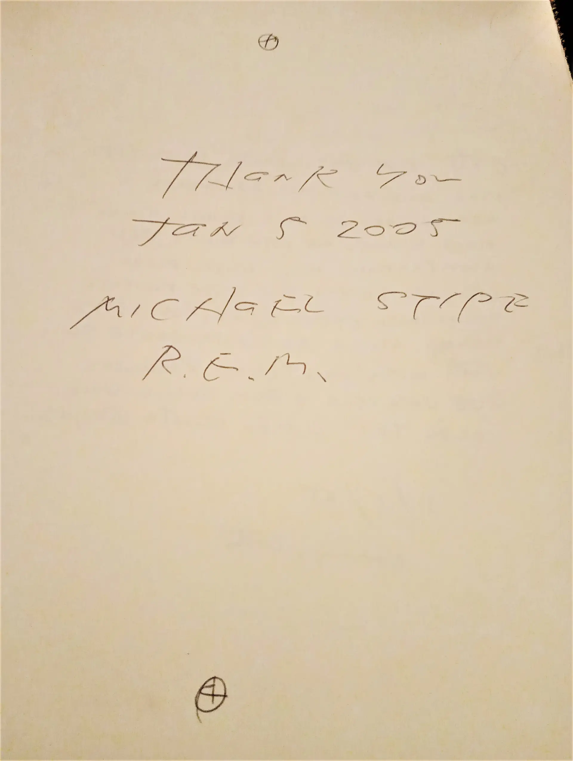 Michael Stipe, dos R.E.M. visitou o Alcântara Café em 2005