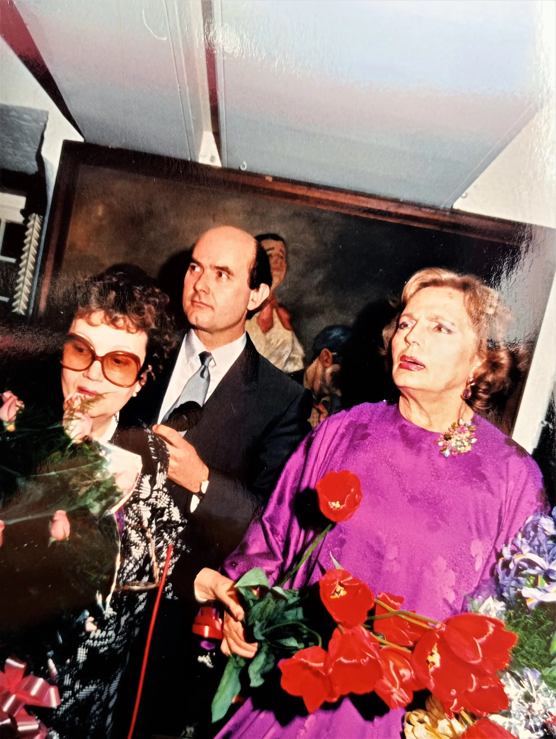 Amália com Maria de Lurdes Machado e Filipe Machado