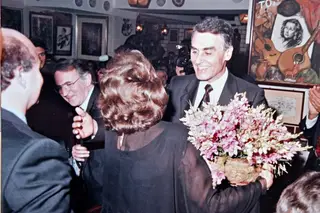 Cavaco Silva num espetáculo de Amália Rodrigues na Adega Machado