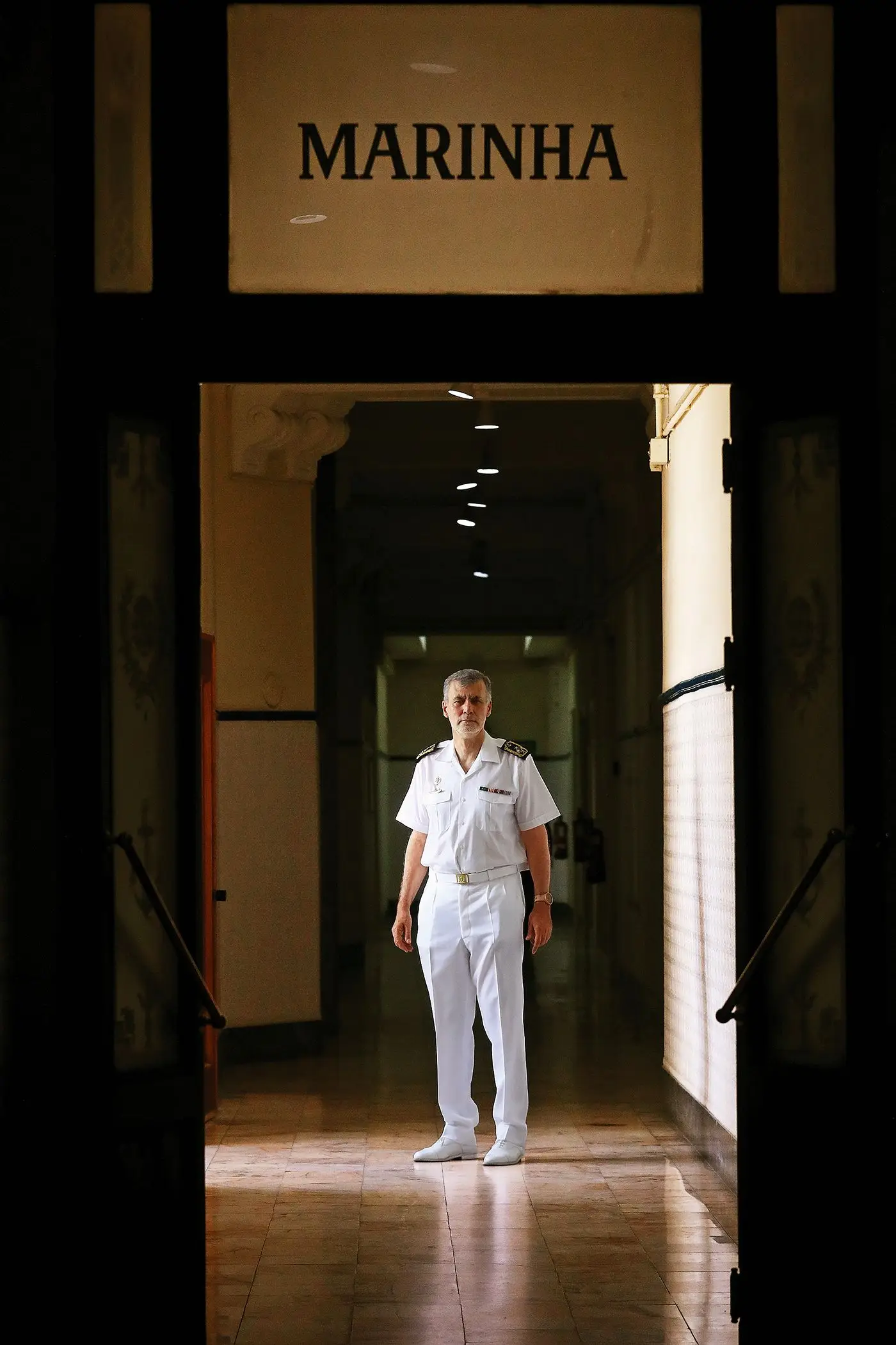Número 1 da Armada conta com proteção do corpo de segurança pessoal da PSP FOTO Nuno Botelho