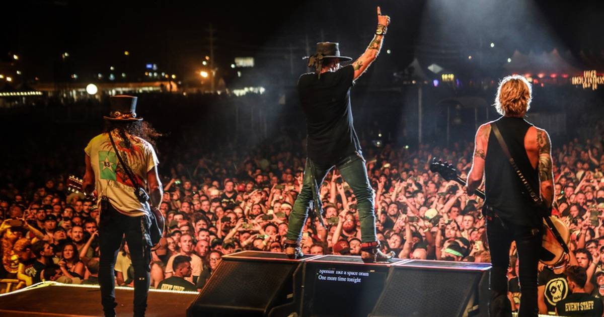 Concerto de Guns N’ Roses na Austrália invadido por drones