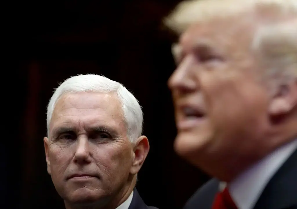 Mike Pence foi vice-presidente de Donald Trump entre 2017 e 2021