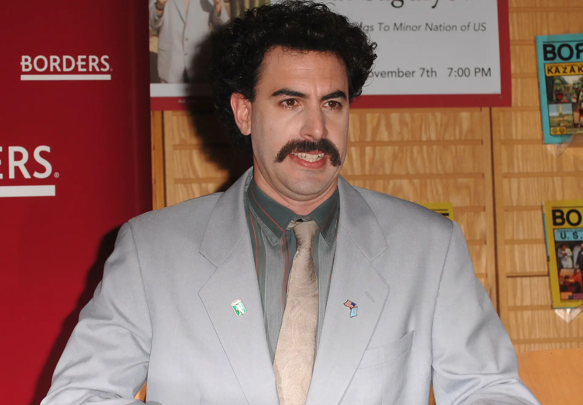 Sacha Baron Cohen ("Borat") em 2007