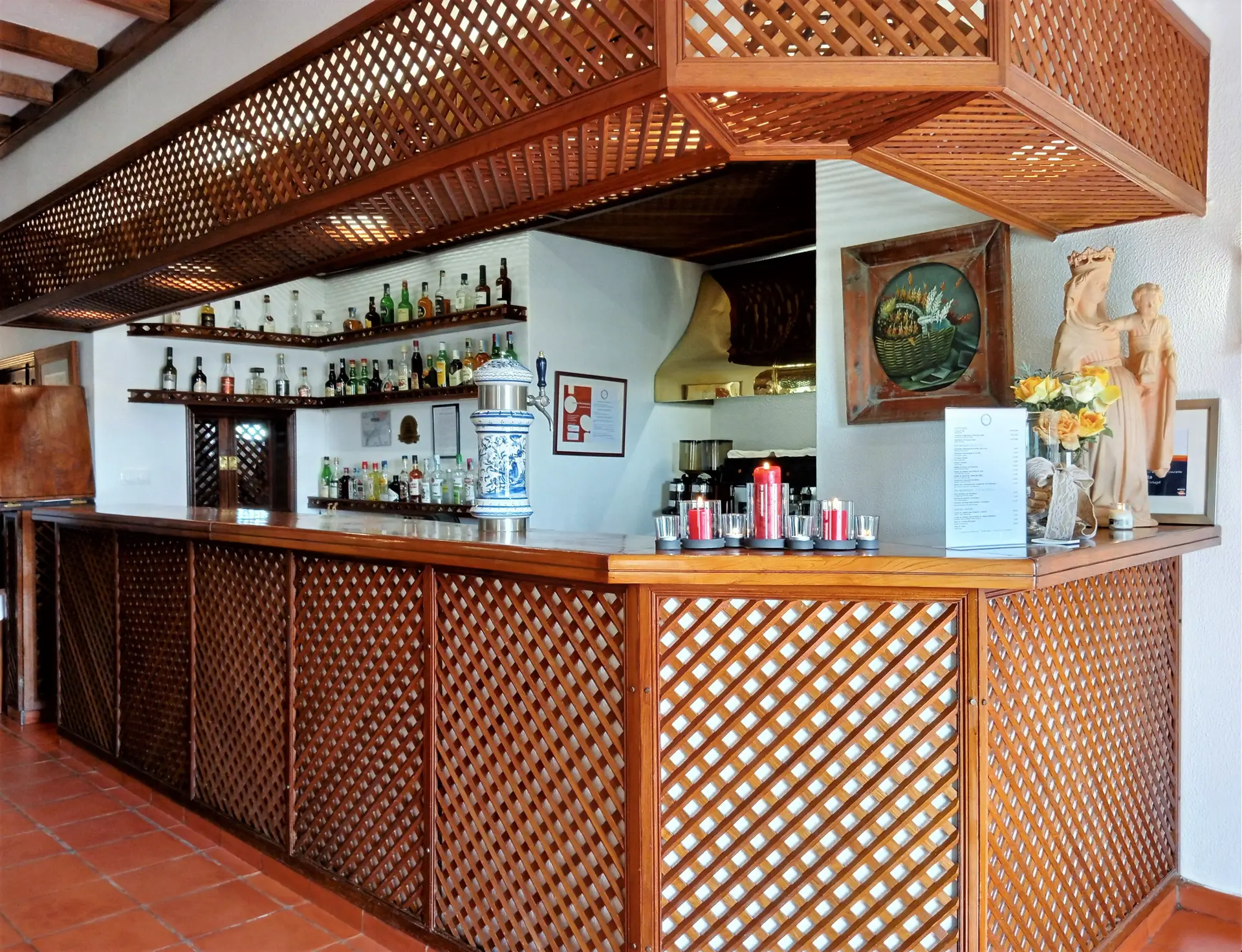 O bar do restaurante