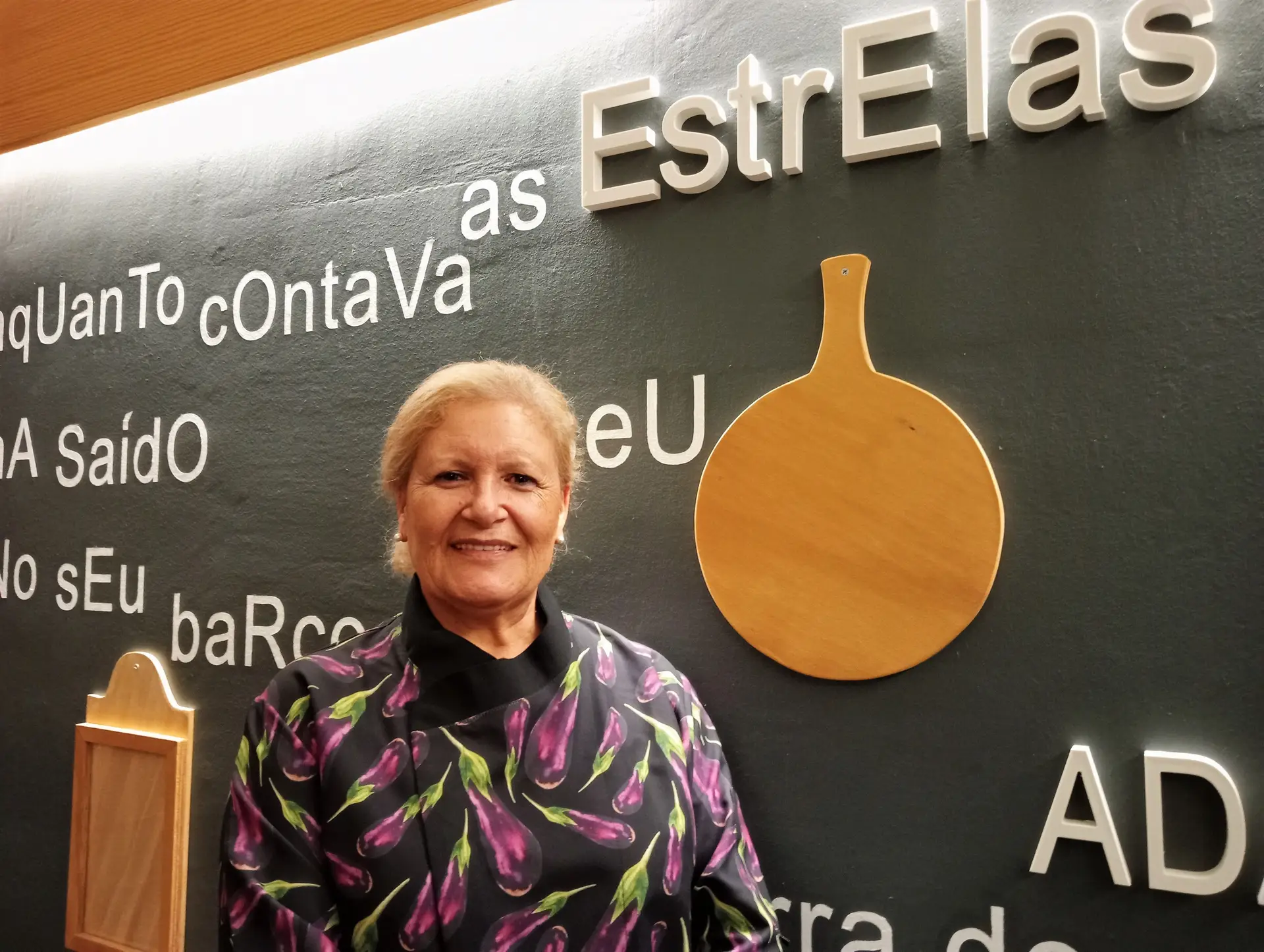 Ilda Vinagre fundadora do restaurante A Bolota