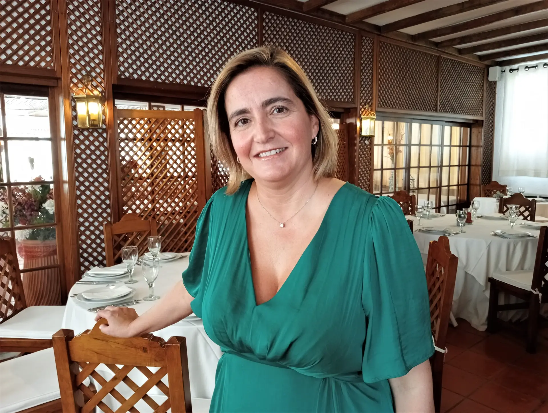 Maria Antonieta Cacheirinha a atual proprietária do restaurante A Bolota