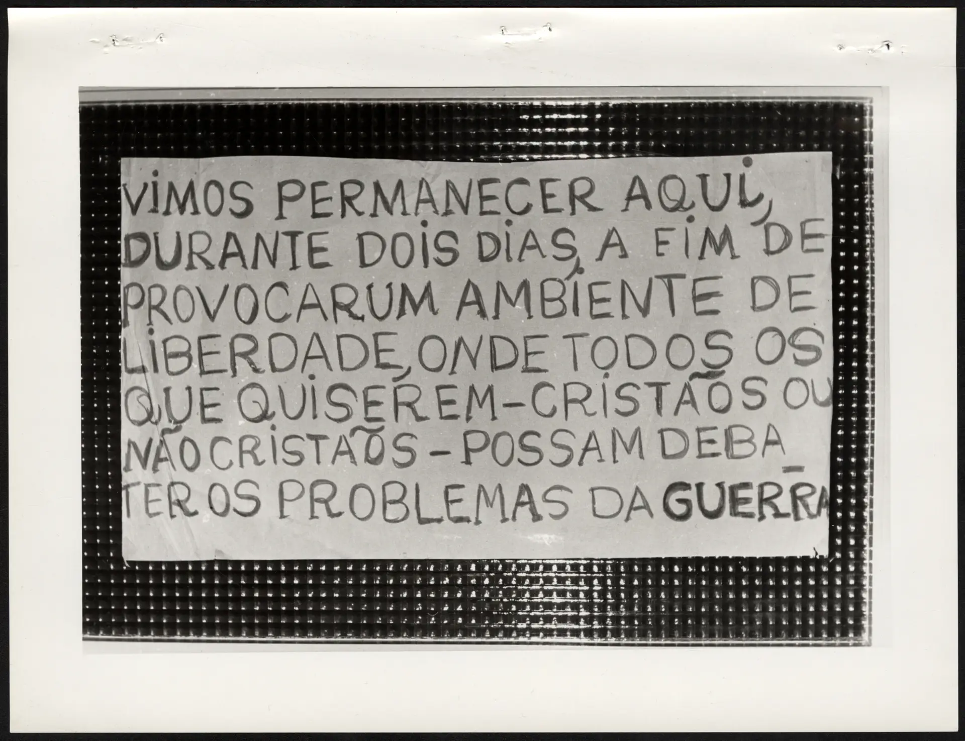 Quando os católicos se opuseram ao regime: vigília pela paz regressa à capela do Rato