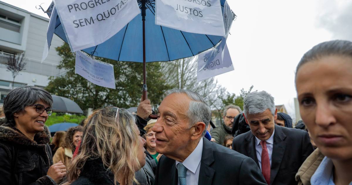 Protestos: Marcelo admite ouvir professores e enviar perguntas ao Governo antes de decidir novas leis