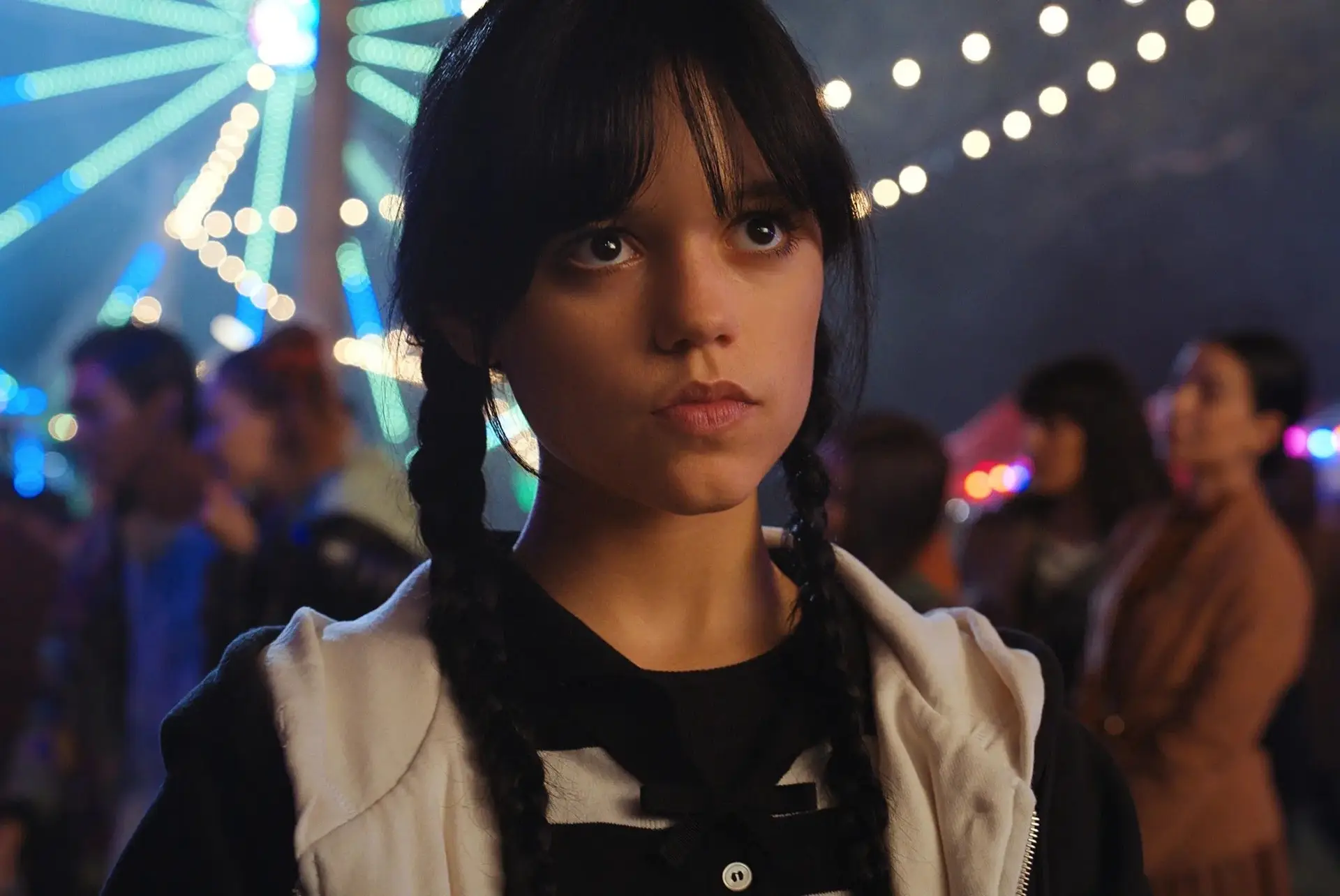 Jenna Ortega em "Wednesday"