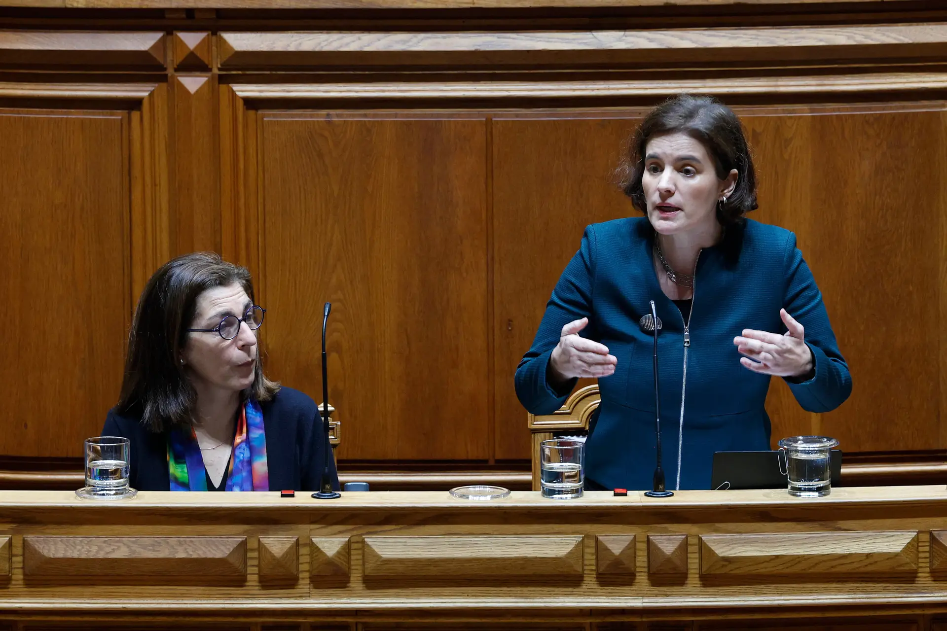 Ministra promete apoios para cheias "o mais breve possível" e anuncia luz verde da Europa para segundo tranche da bazuca