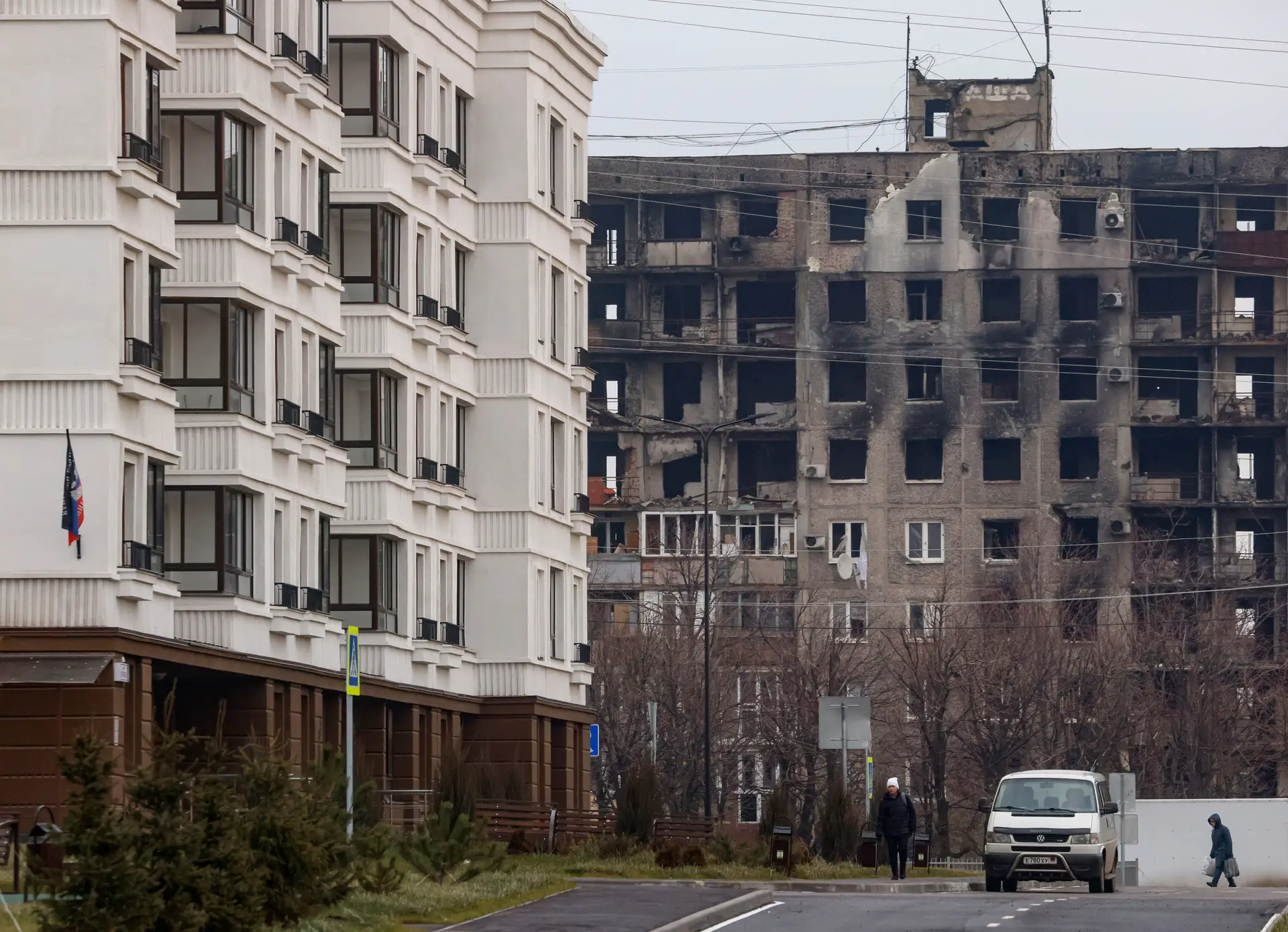 Rússia envia polícia de choque para Mariupol para impedir novos protestos