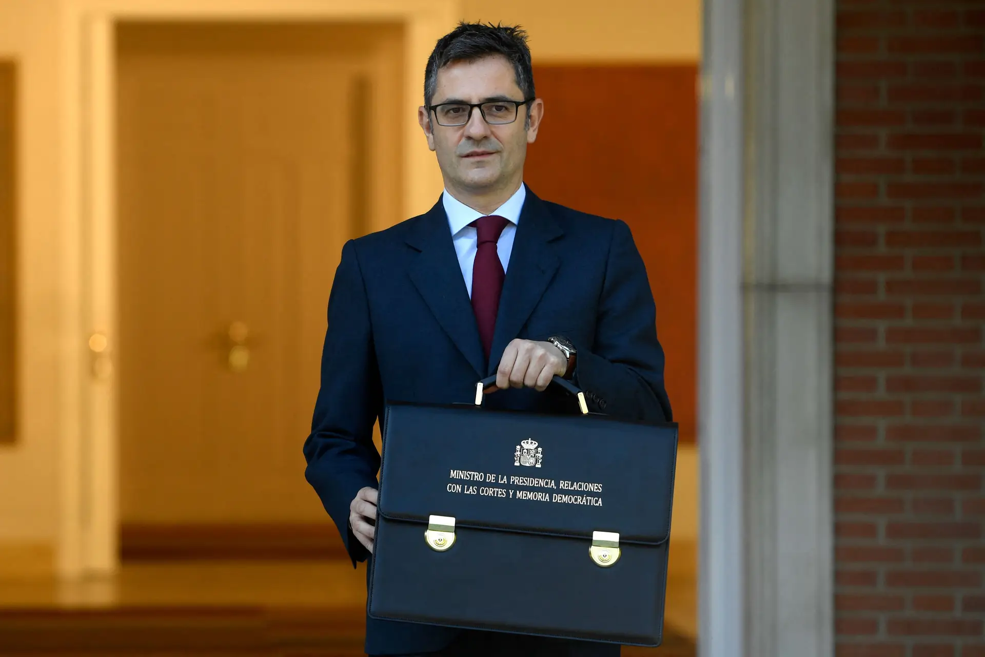 O ministro da Presidência espanhol, Félix Bolaños, tem sido a voz do Governo contra as decisões mais recentes do Tribunal Constitucional 