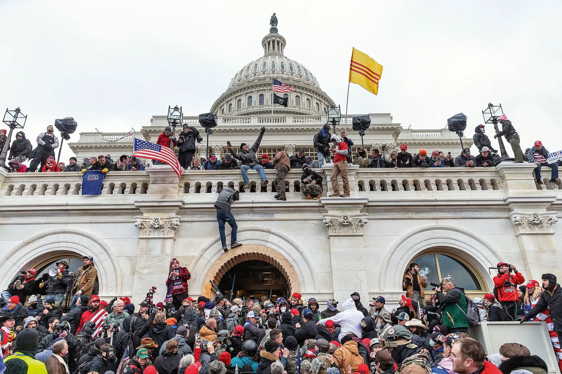 Invasão do Capitólio, momento marcante e que ainda faz correr tinta
