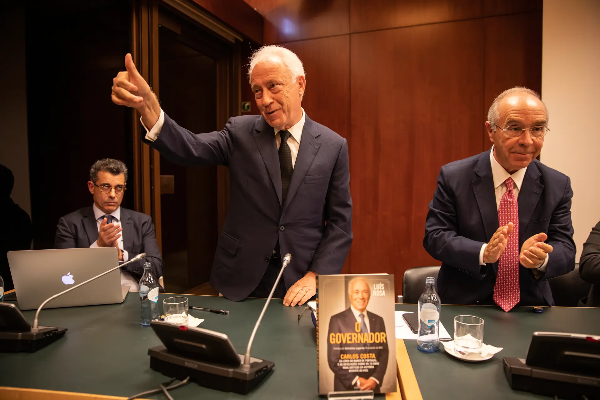 Lançamento do livro de Luís Rosa, sobre Carlos Costa enquanto Governador do Banco de Portugal, na Fundação Calouste Gulbenkian, em Lisboa.