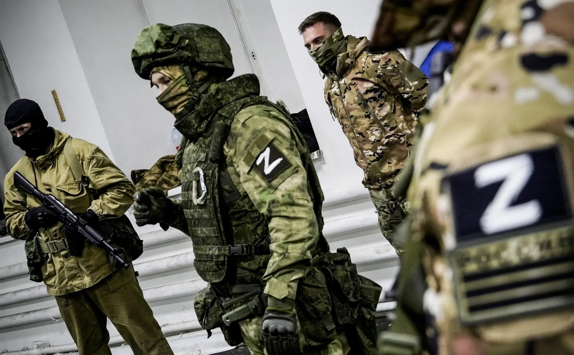 Treino militar russo em Rostov