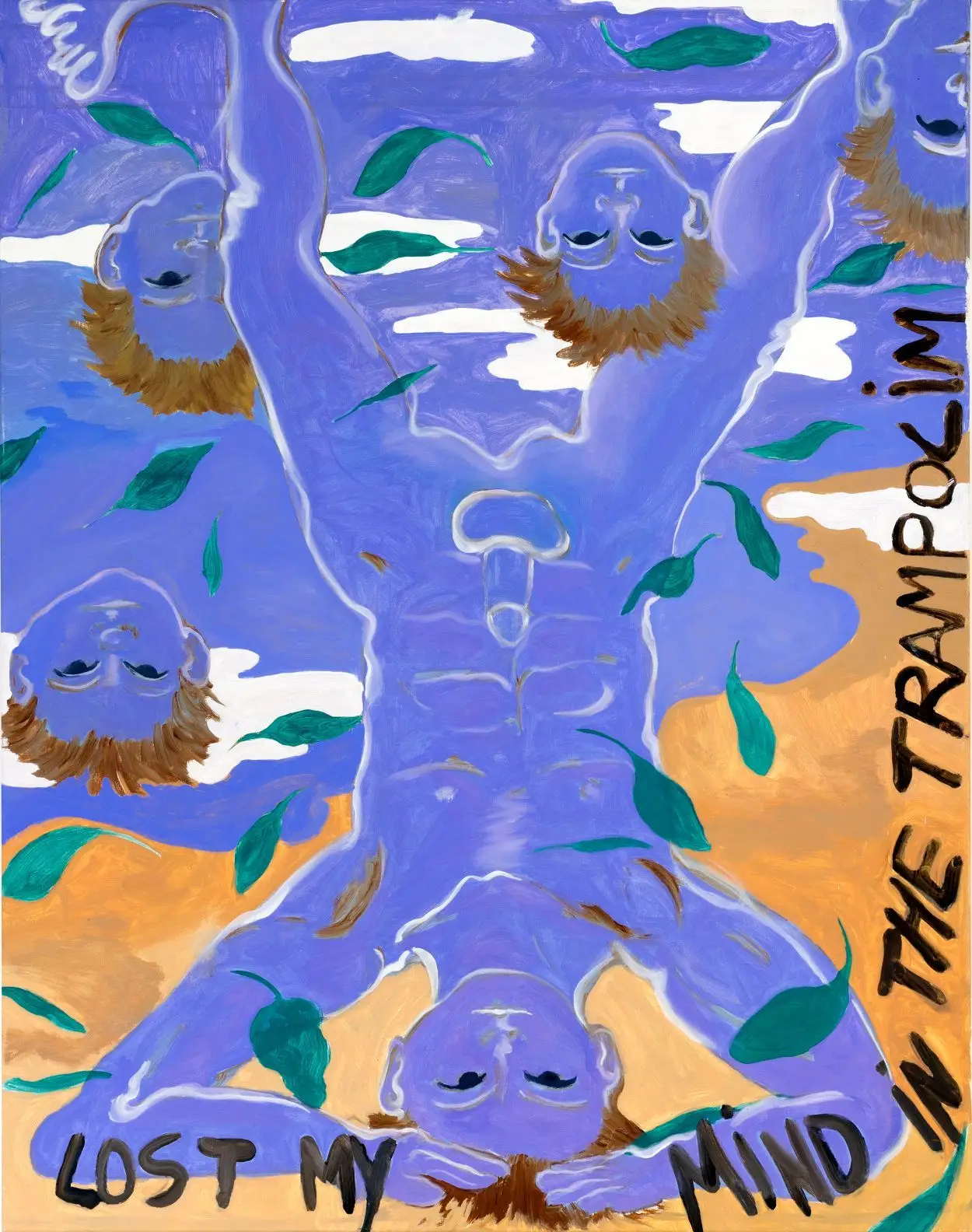 Sem título (2929), de ADRIANA PROGANÓ. Óleo sobre tela, dimensões 155 x 122 cm