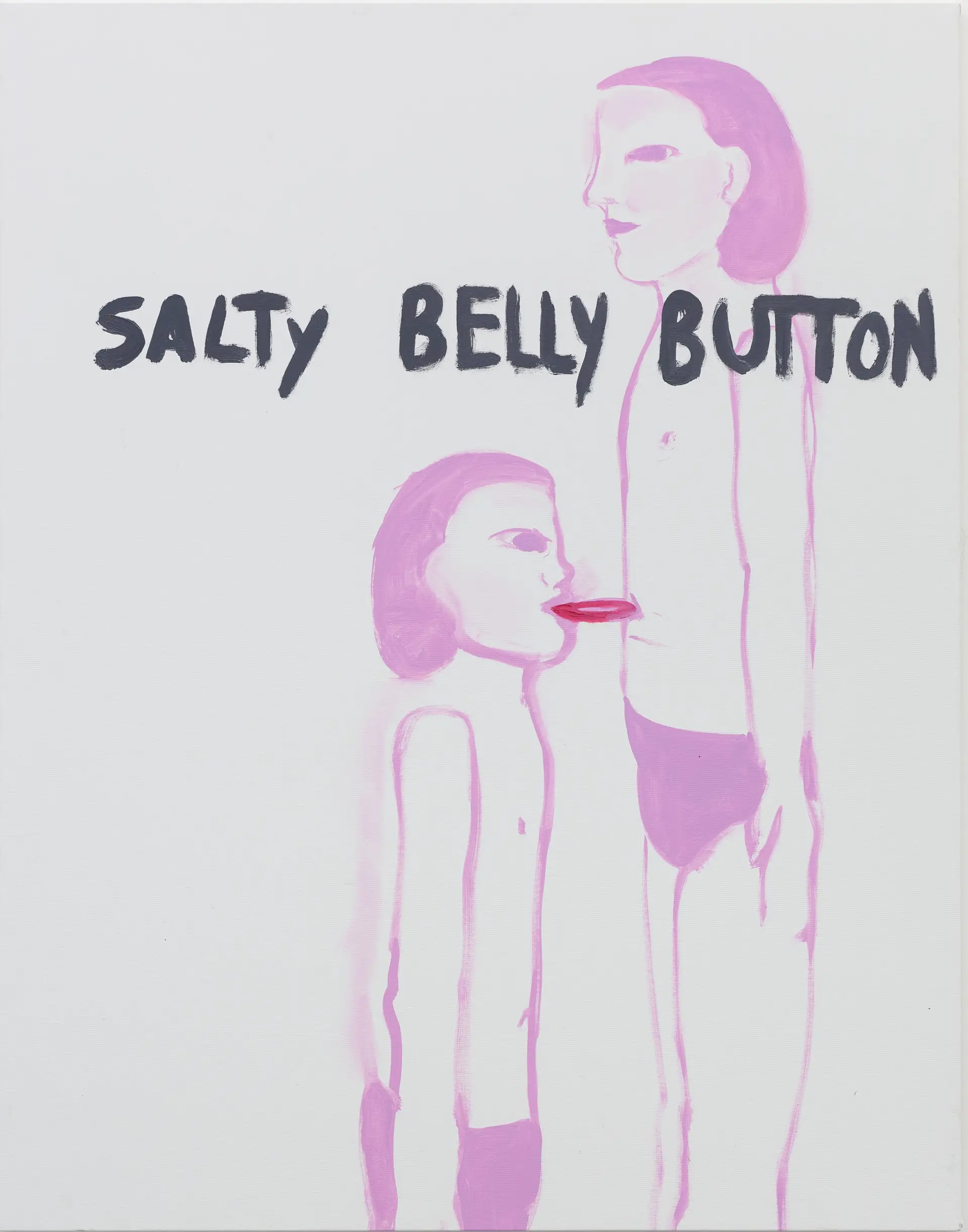 "Salty" (2020), de ADRIANA PROGANÓ. Óleo sobre tela, dimensões 132 x 103 cm