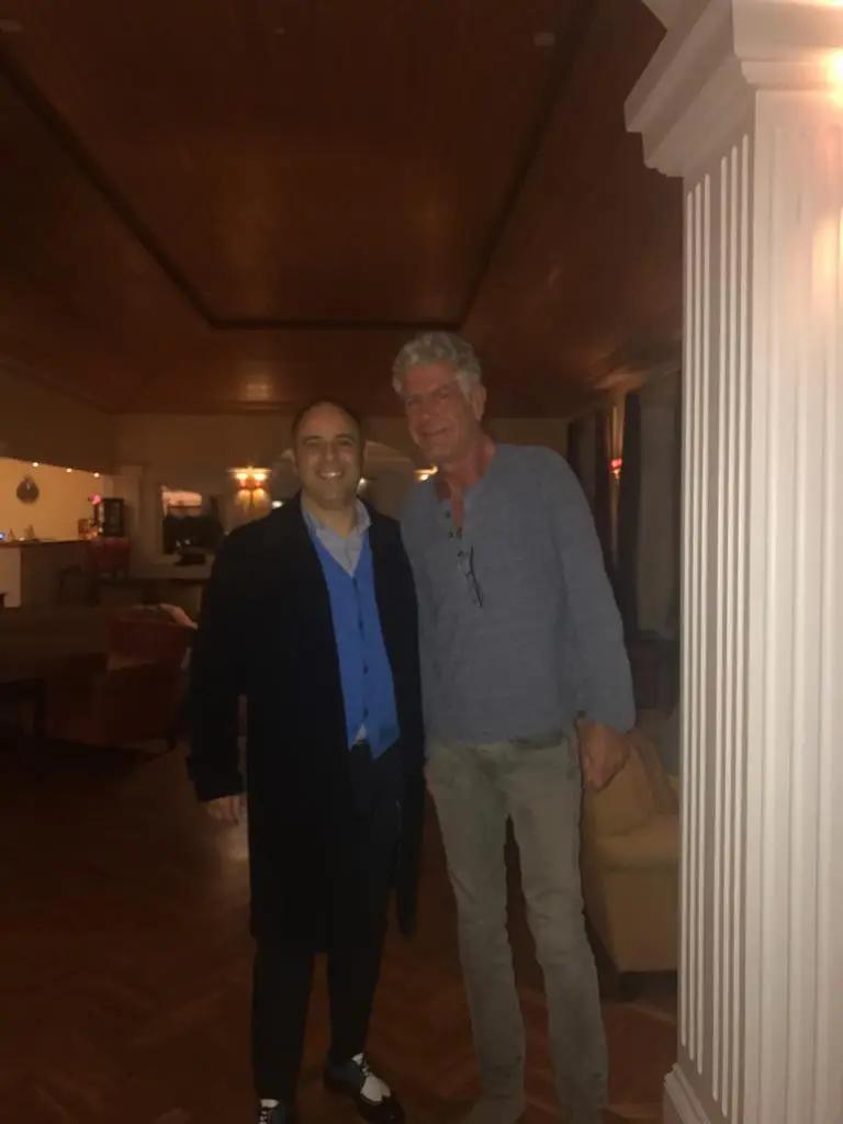 António Paulo Rodrigues e Anthony Bourdain