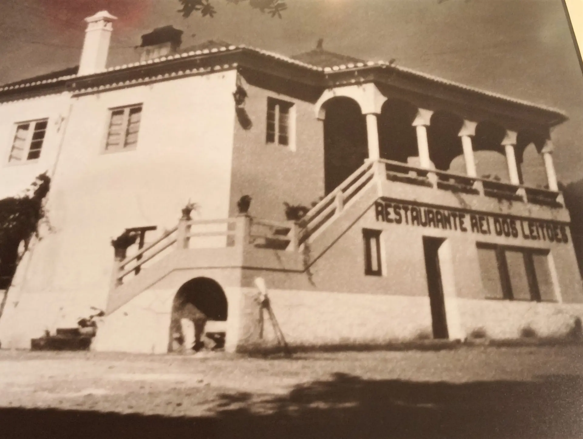 Foto antiga do Rei dos Leitões