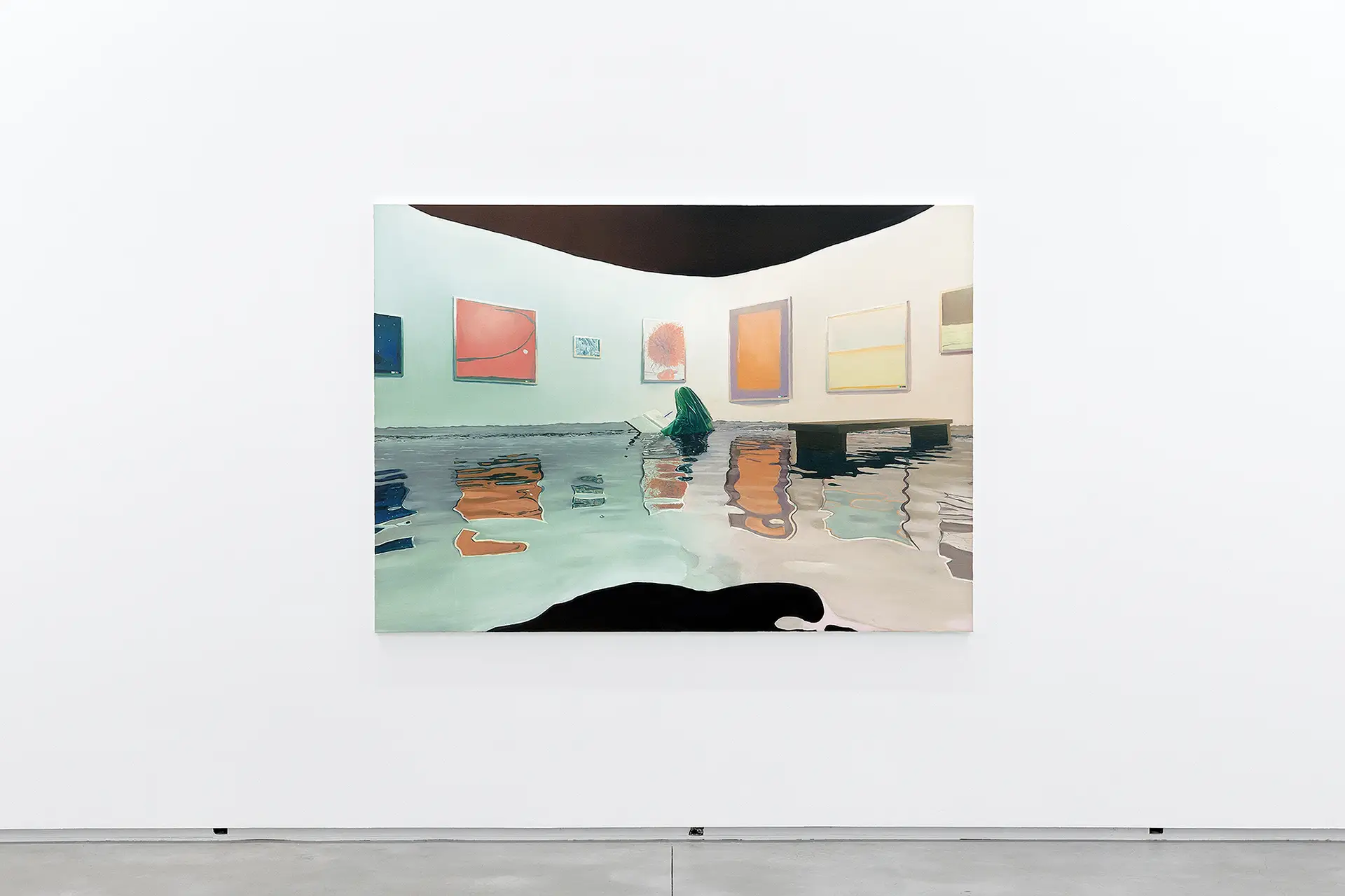 “Ghost in Museum” (2022), pintura de Gabriel Abrantes