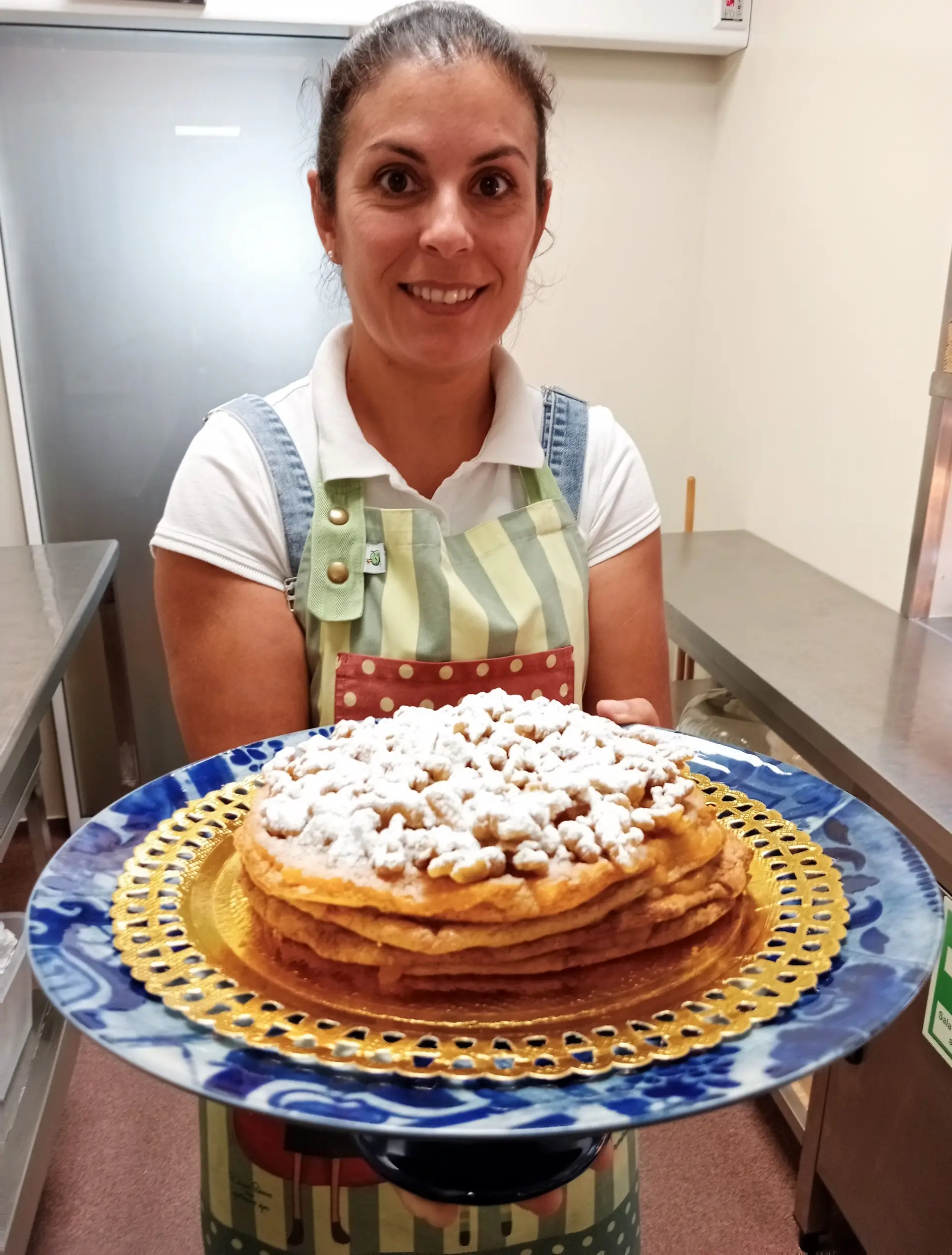 Lídia Ribeiro com o famoso Morgado do Buçaco