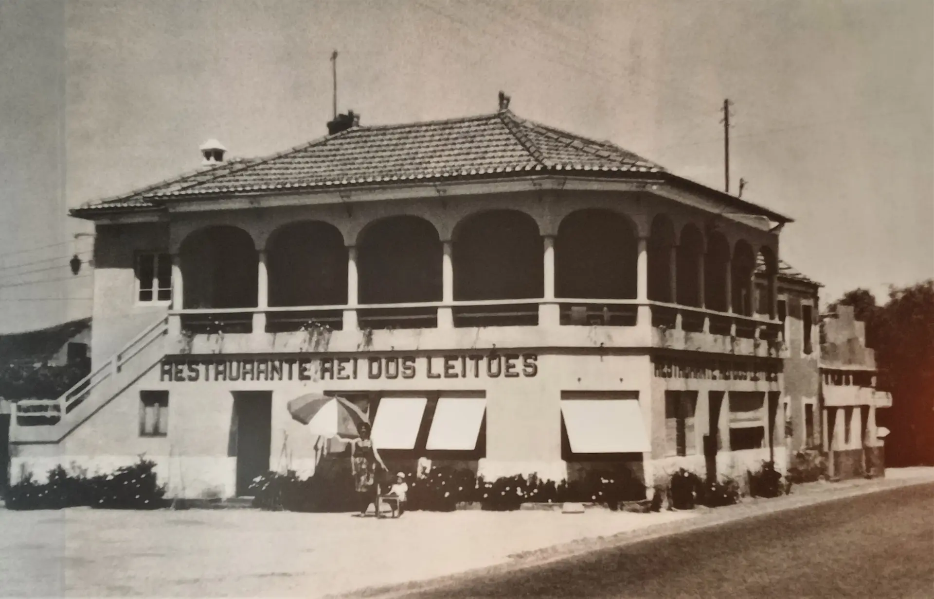 O restaurante em 1963