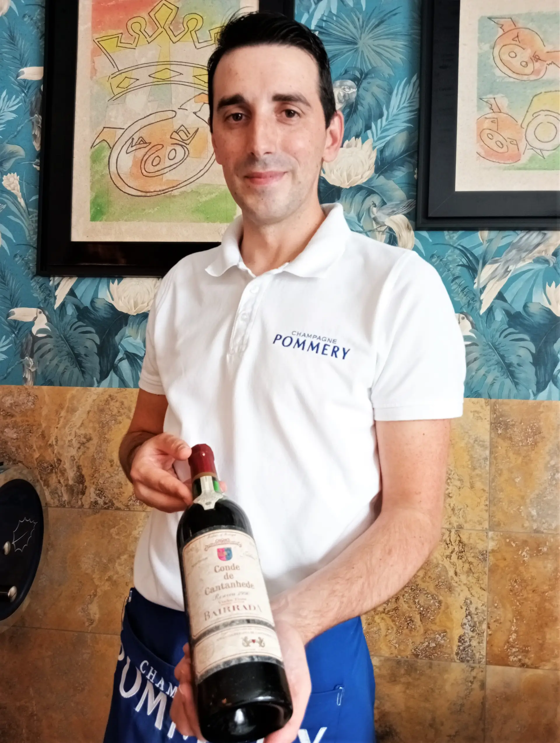 O sommelier Carlos Marques