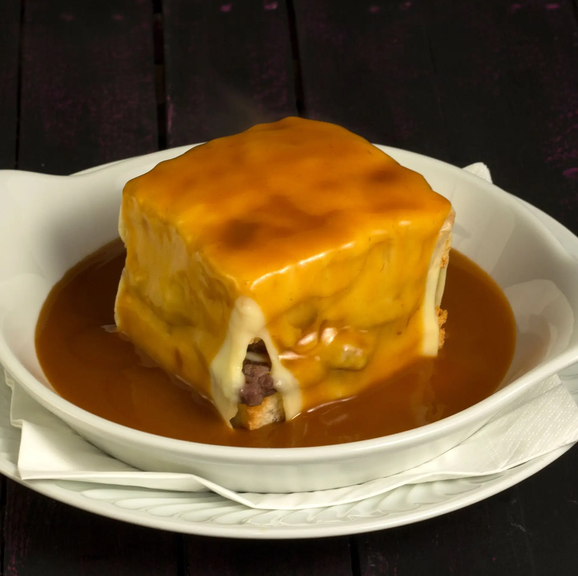 Francesinha com picanha