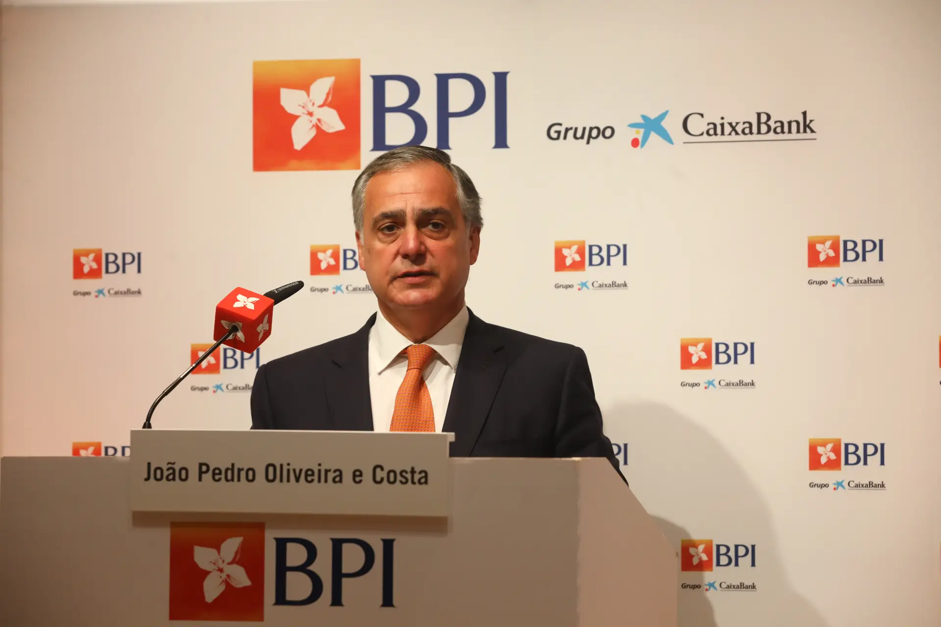 O CEO do banco BPI, João Pedro Oliveira e Costa