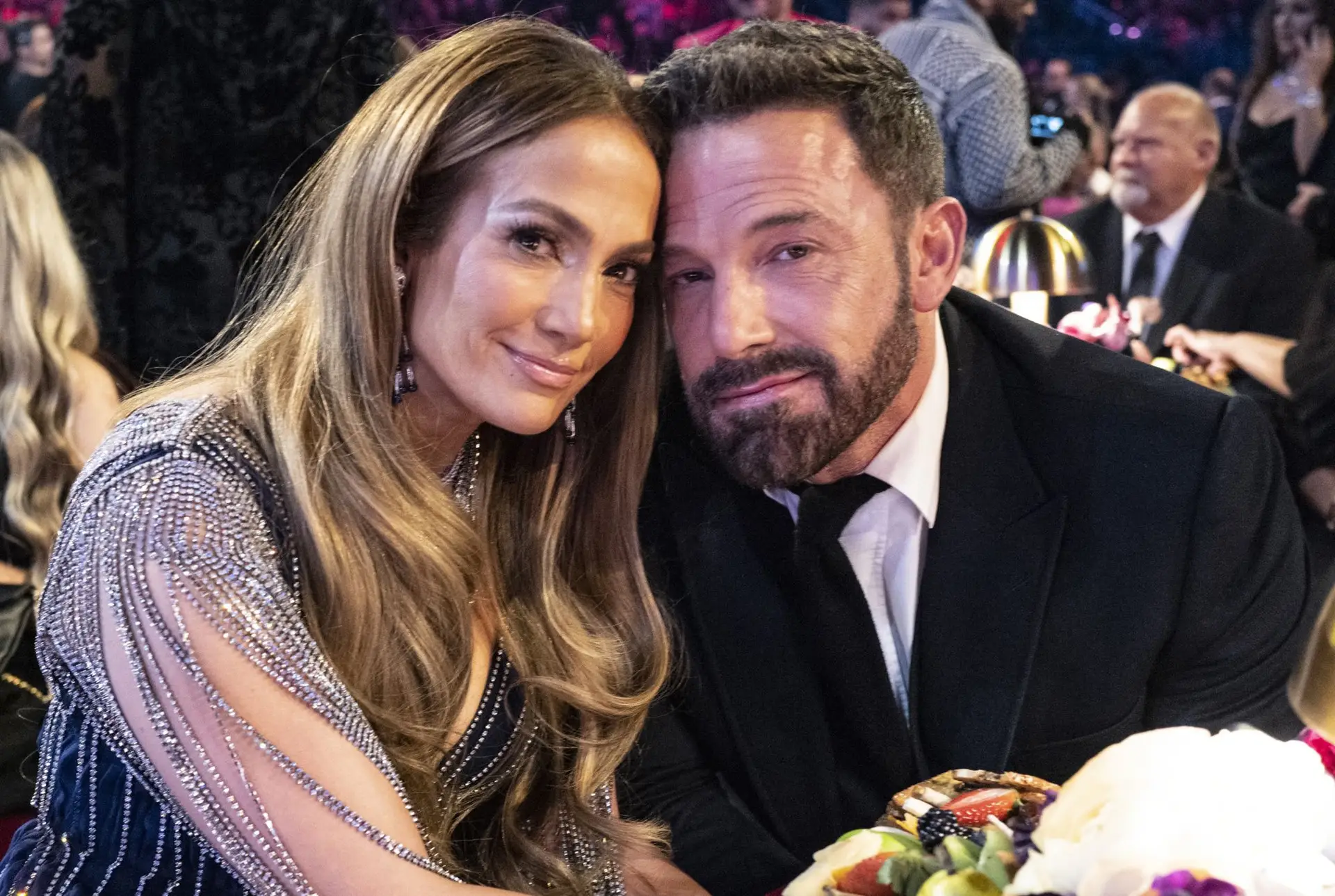 Ben Affleck e Jennifer Lopes nos Grammys 2023