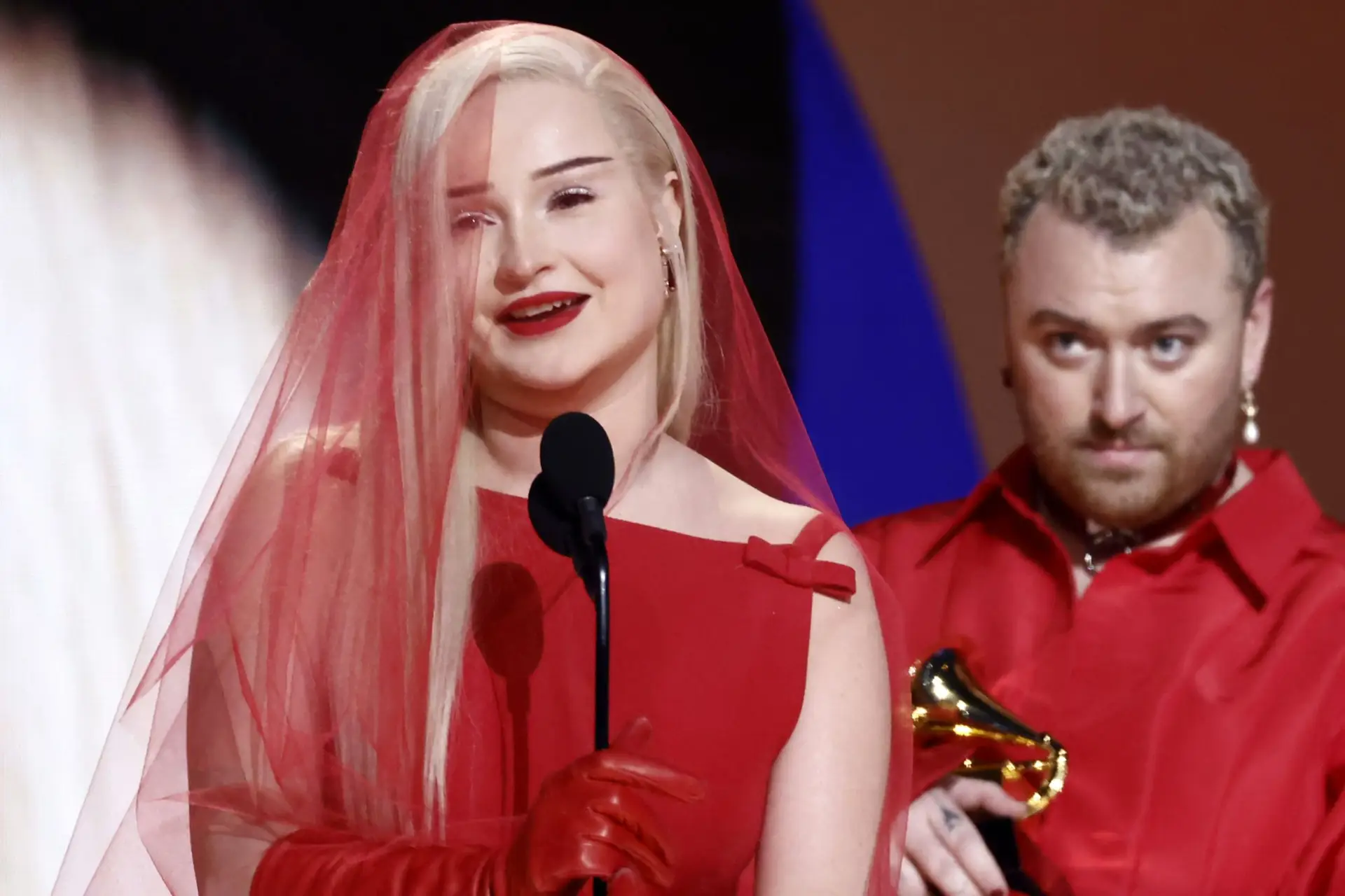 Kim Petras e Sam Smith nos Grammys 2023
