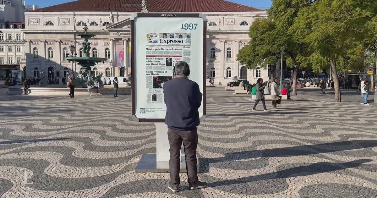 Foi assim em Lisboa. Agora é a vez de Santarém mostrar as grandes notícias de Portugal e do mundo nos últimos 50 anos (veja o vídeo)