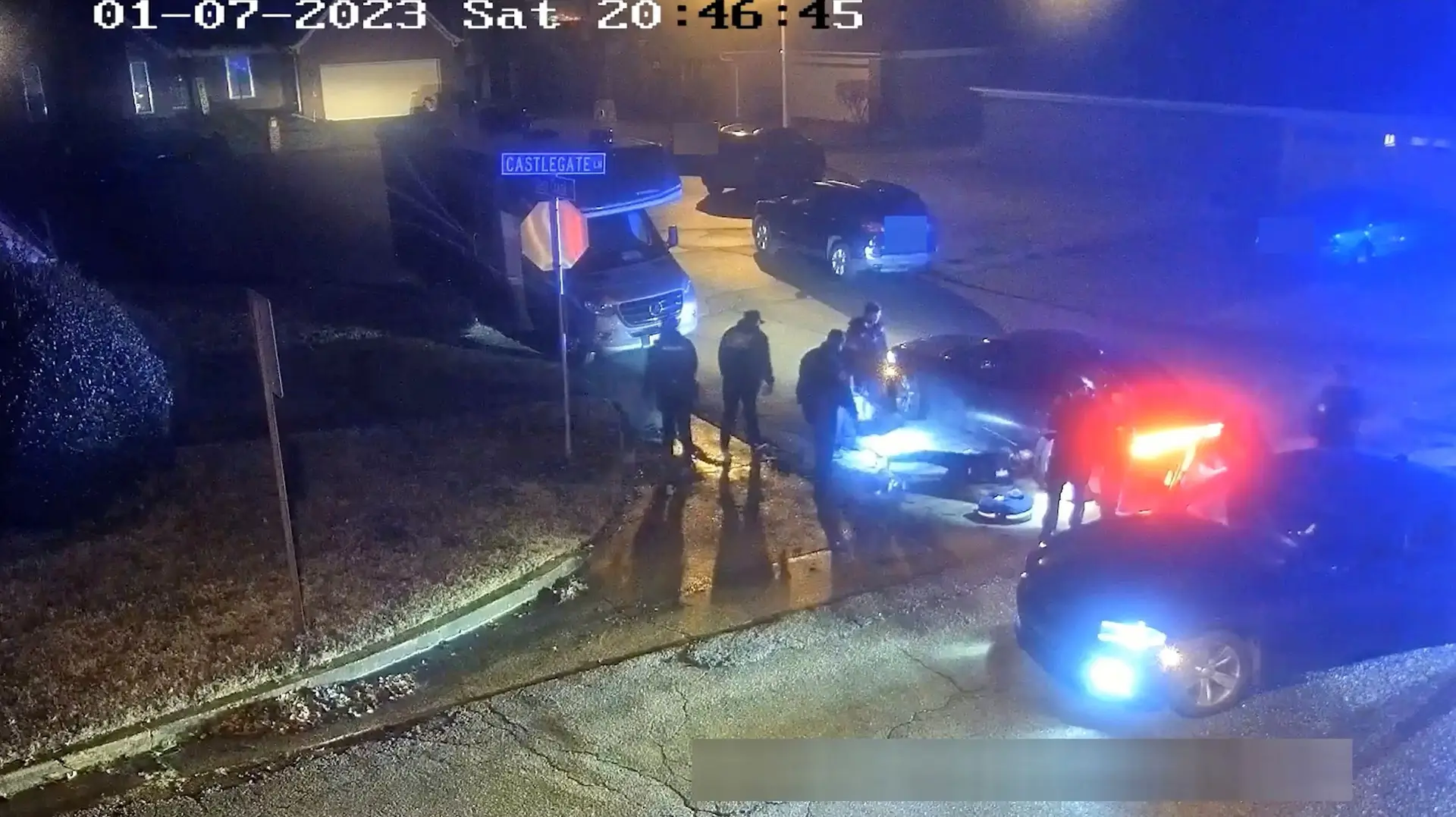 A agressão foi captada numa câmara de vigilância 