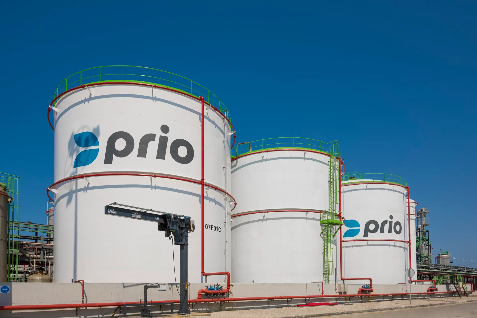 Prio tem fábrica de biocombustível em Portugal.