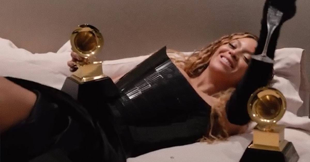 Depois de uma noite histórica, Beyoncé dançou com Jay-Z e acabou na cama com os Grammys