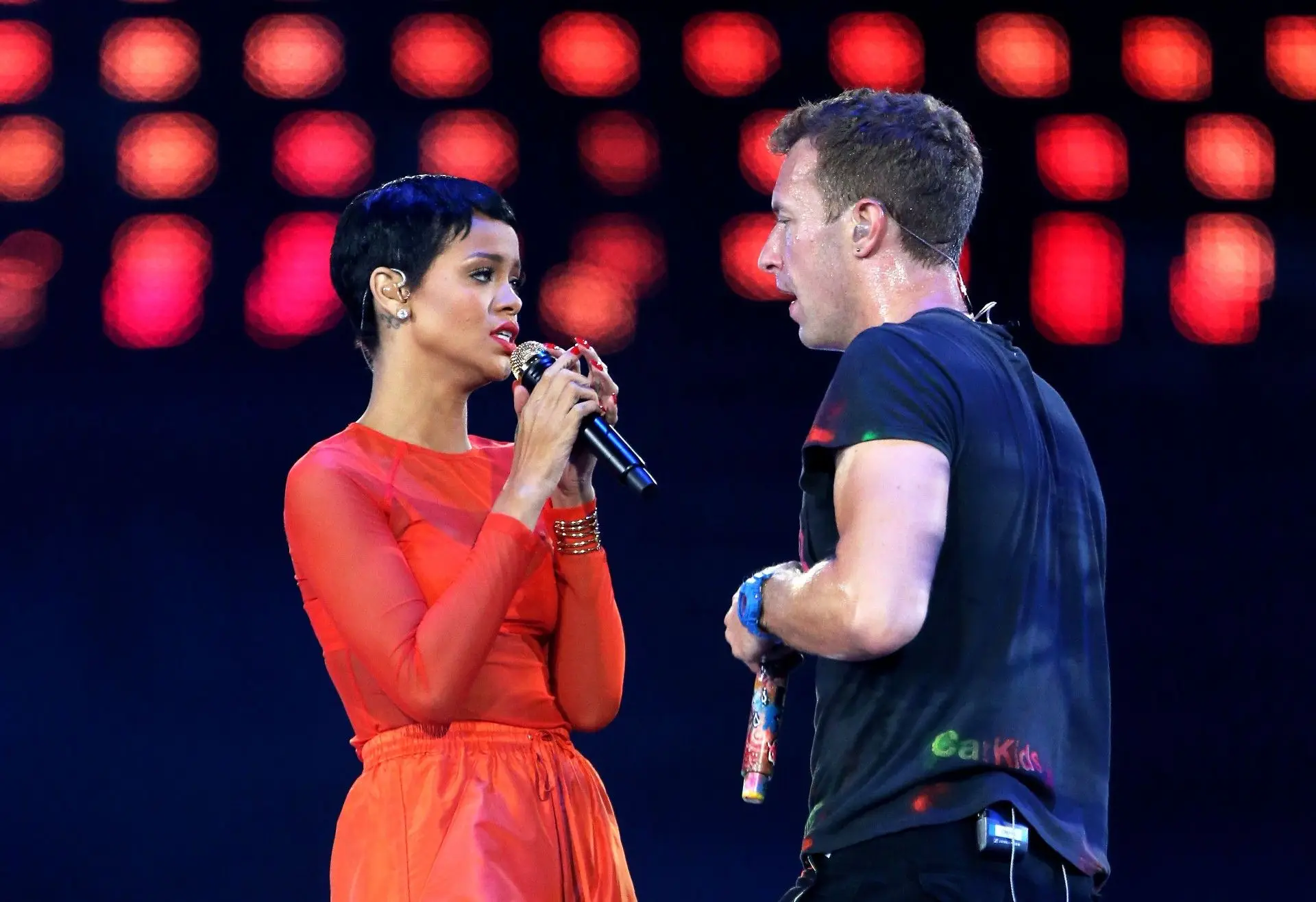 Rihanna e Chris Martin