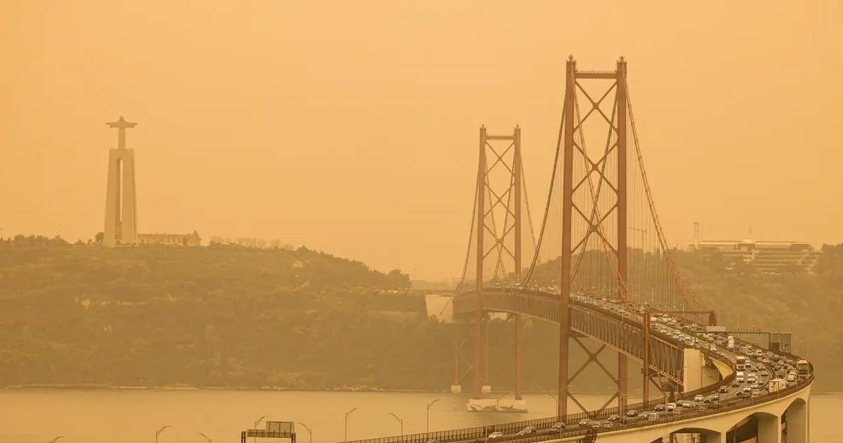 Poeiras do deserto em Portugal: qualidade do ar pode agravar-se no domingo