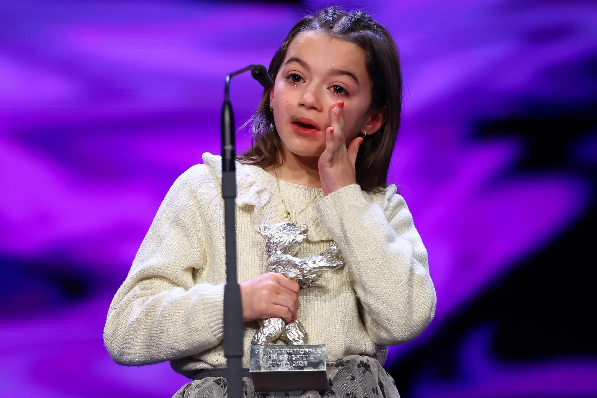 Sofia Otero, 9 anos, galardoada com o Urso de Prata na Berlinale