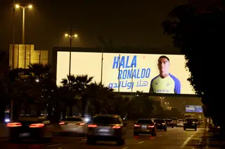 Cristiano Ronaldo, o novo avançado da ambição internacional da Arábia Saudita