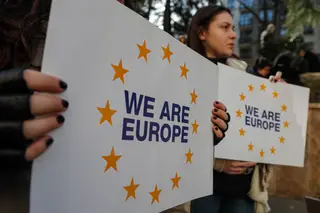 Geórgia: resistência à lei de inspiração russa simbolizou a vontade de adesão à União Europeia