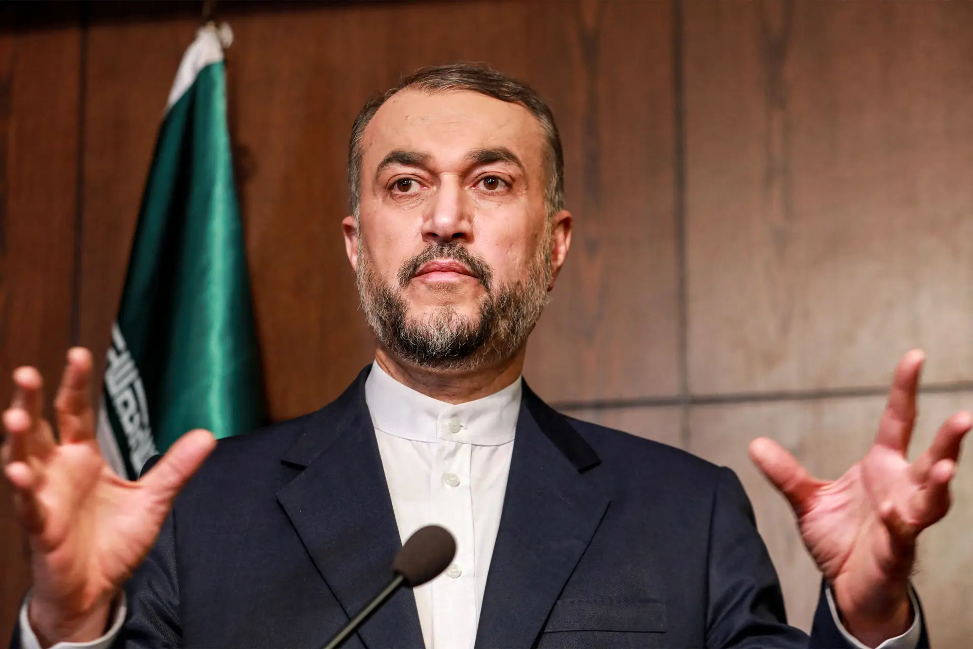 Hossein Amir-Abdollahian, chefe da diplomacia do Irão